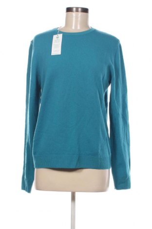 Γυναικείο πουλόβερ United Colors Of Benetton, Μέγεθος XL, Χρώμα Μπλέ, Τιμή 28,76 €