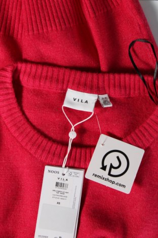 Γυναικείο πουλόβερ VILA, Μέγεθος XS, Χρώμα Ρόζ , Τιμή 12,78 €