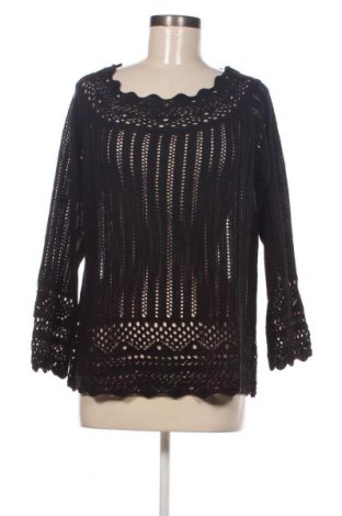 Дамски пуловер Vivance, Размер XL, Цвят Черен, Цена 27,60 лв.
