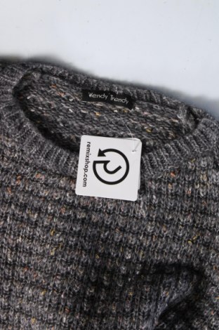 Дамски пуловер Wendy Trendy, Размер M, Цвят Сив, Цена 13,53 лв.