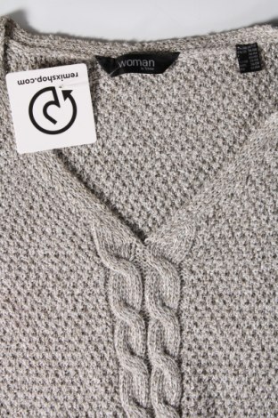 Дамски пуловер Woman By Tchibo, Размер M, Цвят Сив, Цена 12,18 лв.