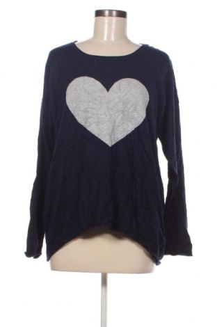 Дамски пуловер Woman By Tchibo, Размер XL, Цвят Син, Цена 12,47 лв.