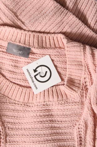 Дамски пуловер Yessica, Размер M, Цвят Розов, Цена 11,02 лв.