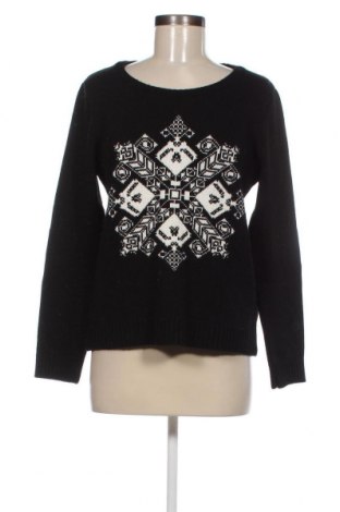 Дамски пуловер Yessica, Размер M, Цвят Черен, Цена 12,76 лв.