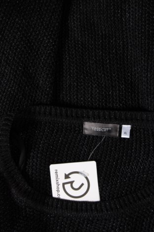 Дамски пуловер Yessica, Размер XL, Цвят Черен, Цена 16,24 лв.