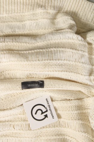 Γυναικείο πουλόβερ Yessica, Μέγεθος L, Χρώμα Εκρού, Τιμή 8,07 €