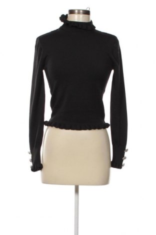 Дамски пуловер Zara, Размер M, Цвят Черен, Цена 13,50 лв.