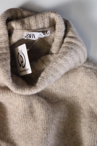 Pulover de femei Zara, Mărime L, Culoare Bej, Preț 88,82 Lei