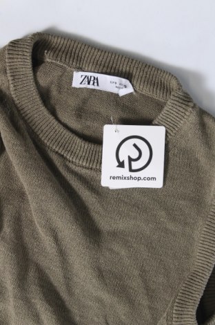 Дамски пуловер Zara, Размер S, Цвят Зелен, Цена 12,16 лв.