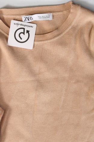 Pulover de femei Zara, Mărime M, Culoare Bej, Preț 21,32 Lei