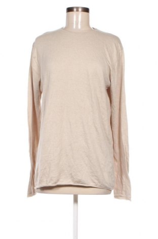 Дамски пуловер Zara, Размер L, Цвят Бежов, Цена 12,42 лв.