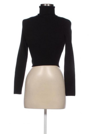 Дамски пуловер Zara, Размер M, Цвят Черен, Цена 12,32 лв.