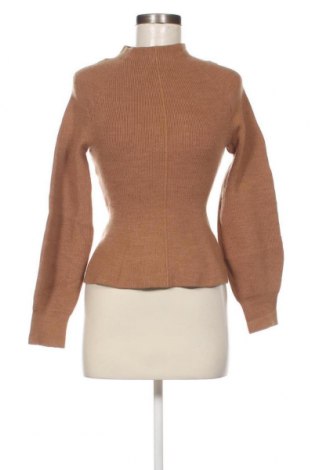 Дамски пуловер Zara, Размер M, Цвят Кафяв, Цена 12,42 лв.