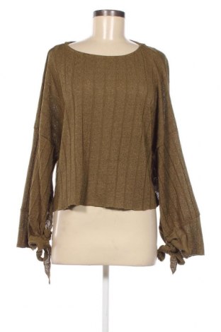 Дамски пуловер Zara, Размер L, Цвят Зелен, Цена 16,42 лв.