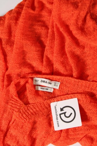 Damski sweter Zara Knitwear, Rozmiar L, Kolor Pomarańczowy, Cena 86,36 zł
