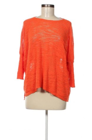 Дамски пуловер Zara Knitwear, Размер L, Цвят Оранжев, Цена 27,00 лв.