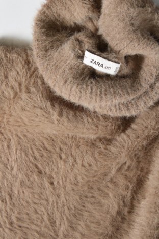 Pulover de femei Zara Knitwear, Mărime L, Culoare Maro, Preț 43,52 Lei