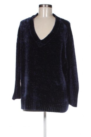 Дамски пуловер Zara Knitwear, Размер M, Цвят Син, Цена 14,58 лв.