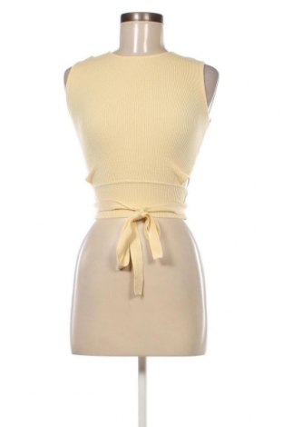Pulover de femei Zara Knitwear, Mărime S, Culoare Galben, Preț 31,01 Lei