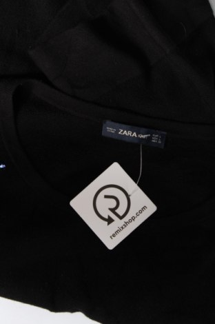 Дамски пуловер Zara Knitwear, Размер L, Цвят Черен, Цена 5,40 лв.