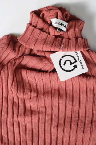 Dámský svetr Zara Knitwear, Velikost S, Barva Popelavě růžová, Cena  142,00 Kč
