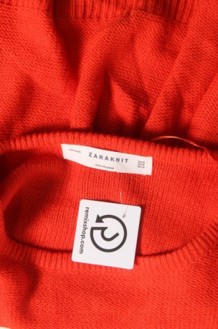 Γυναικείο πουλόβερ Zara Knitwear, Μέγεθος M, Χρώμα Κόκκινο, Τιμή 5,51 €