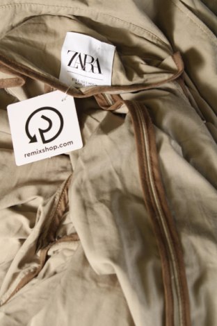 Dámsky prechodný kabát  Zara, Veľkosť S, Farba Zelená, Cena  18,71 €