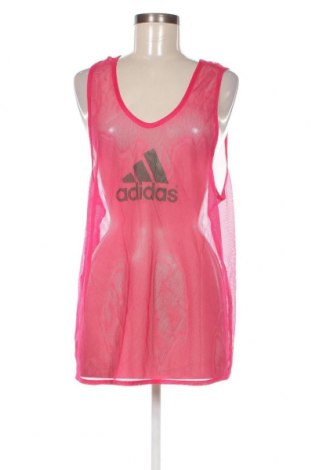 Γυναίκειο αθλητικό τοπ Adidas, Μέγεθος L, Χρώμα Ρόζ , Τιμή 12,62 €