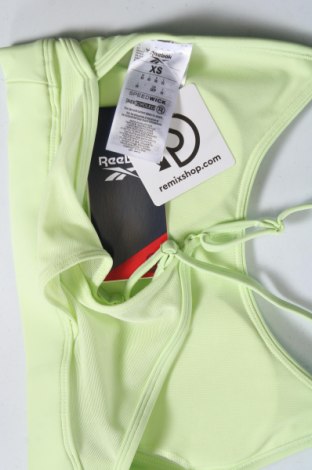 Damen Sporttop Reebok, Größe XS, Farbe Grün, Preis 13,10 €