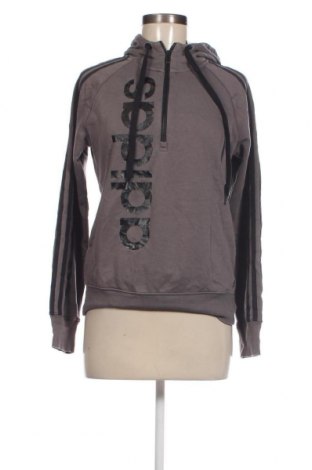 Γυναικείο φούτερ Adidas, Μέγεθος S, Χρώμα Γκρί, Τιμή 29,69 €