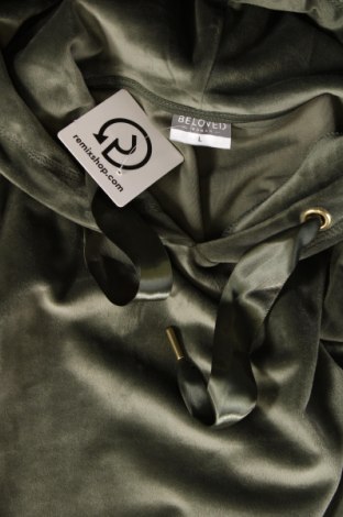 Γυναικείο φούτερ Beloved, Μέγεθος L, Χρώμα Πράσινο, Τιμή 5,92 €