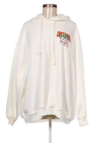 Damen Sweatshirt Bershka, Größe M, Farbe Weiß, Preis € 10,67