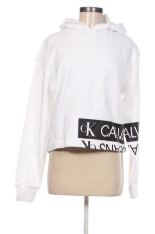 Γυναικείο φούτερ Calvin Klein Jeans, Μέγεθος S, Χρώμα Λευκό, Τιμή 79,79 €