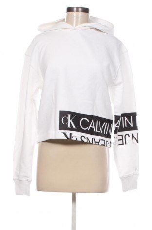 Γυναικείο φούτερ Calvin Klein Jeans, Μέγεθος XS, Χρώμα Λευκό, Τιμή 53,20 €