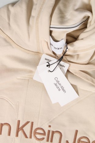 Γυναικείο φούτερ Calvin Klein Jeans, Μέγεθος S, Χρώμα  Μπέζ, Τιμή 88,66 €
