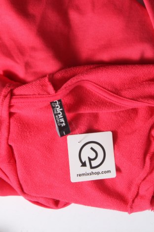 Γυναικείο φούτερ Colours, Μέγεθος L, Χρώμα Ρόζ , Τιμή 17,94 €