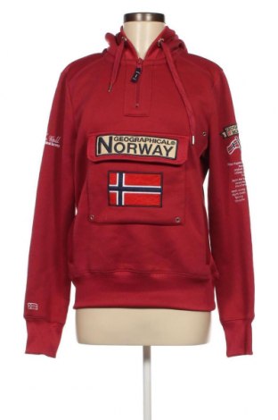 Γυναικείο φούτερ Geographical Norway, Μέγεθος XL, Χρώμα Κόκκινο, Τιμή 50,72 €
