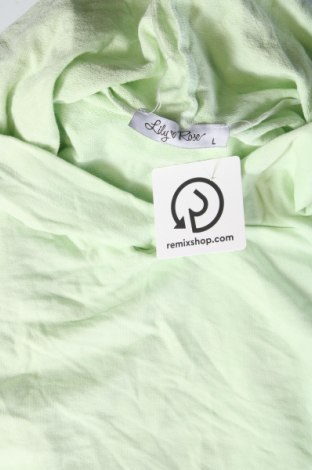 Damen Sweatshirt Lily Rose, Größe L, Farbe Grün, Preis 11,36 €