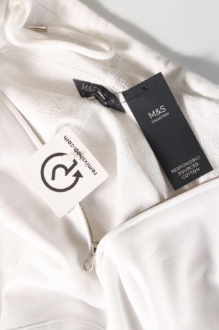 Γυναικείο φούτερ Marks & Spencer, Μέγεθος S, Χρώμα Λευκό, Τιμή 31,96 €