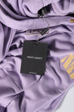 Γυναικείο φούτερ NIGHT ADDICT, Μέγεθος M, Χρώμα Βιολετί, Τιμή 9,59 €