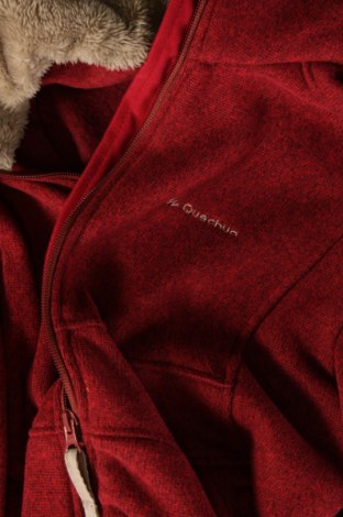 Дамски суичър Quechua, Размер XL, Цвят Червен, Цена 29,00 лв.