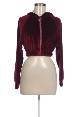 Γυναικείο φούτερ SHEIN, Μέγεθος XS, Χρώμα Κόκκινο, Τιμή 5,38 €