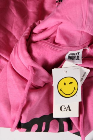 Dámska mikina  Smiley World, Veľkosť 3XL, Farba Ružová, Cena  26,08 €