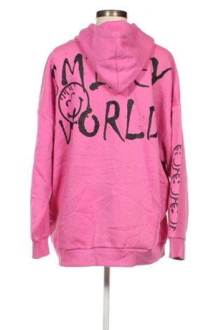 Damen Sweatshirt Smiley World, Größe 3XL, Farbe Rosa, Preis 32,01 €