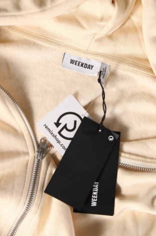 Γυναικείο φούτερ Weekday, Μέγεθος XXS, Χρώμα Εκρού, Τιμή 8,91 €