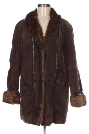 Dámska kožená bunda , Veľkosť L, Farba Hnedá, Cena  93,56 €