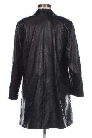 Дамско кожено палто, Размер L, Цвят Черен, Цена 66,00 лв.