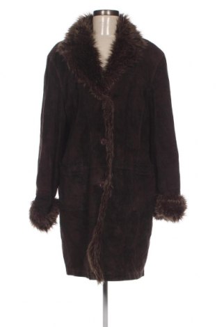 Дамско кожено палто Arma, Размер L, Цвят Кафяв, Цена 565,25 лв.