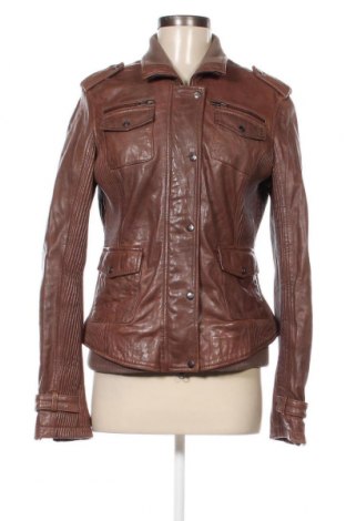 Dámska kožená bunda , Veľkosť L, Farba Hnedá, Cena  44,29 €