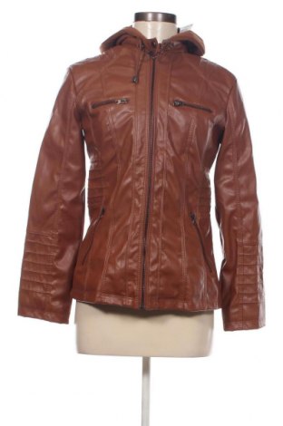Dámska kožená bunda , Veľkosť S, Farba Hnedá, Cena  22,22 €